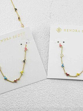 Kendra Scott Enamel Necklace & Bracelet